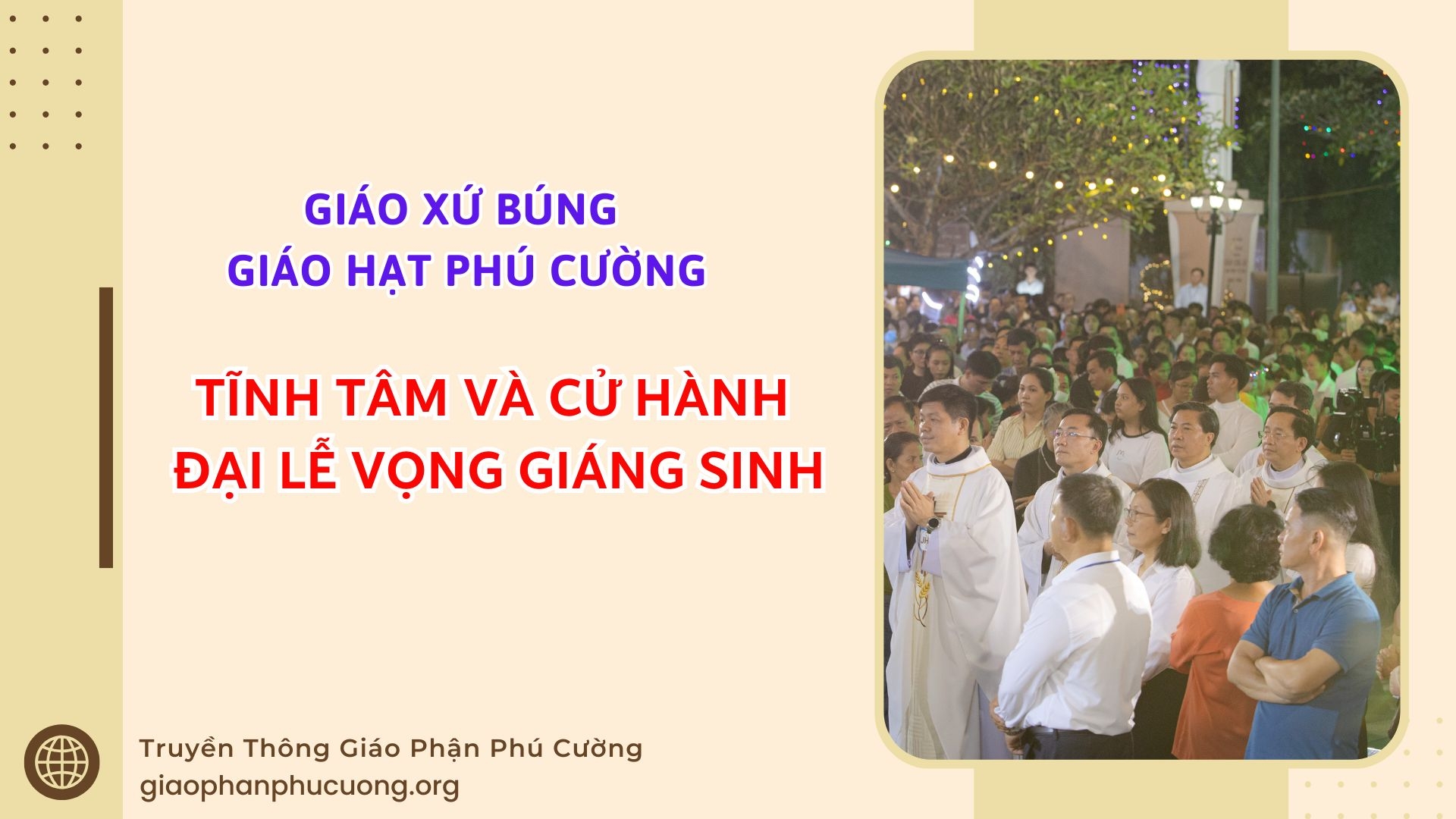 Giáo Xứ Búng – Tĩnh Tâm Và Cử Hành Đại Lễ Vọng Giáng Sinh